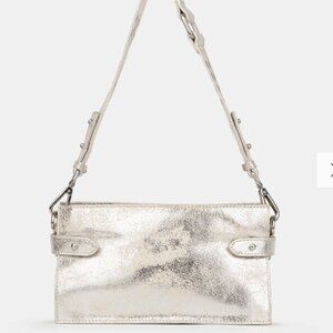 Neuville Rock Mama Sand Gold Purse